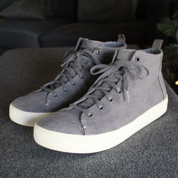 Toms Other - Toms Lenox, Grey Shade Hemp, High Top Dress Sneake